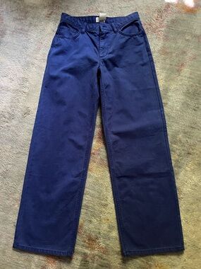 ARITZIA TRA women’s cobalt blue wide leg jeans NWT